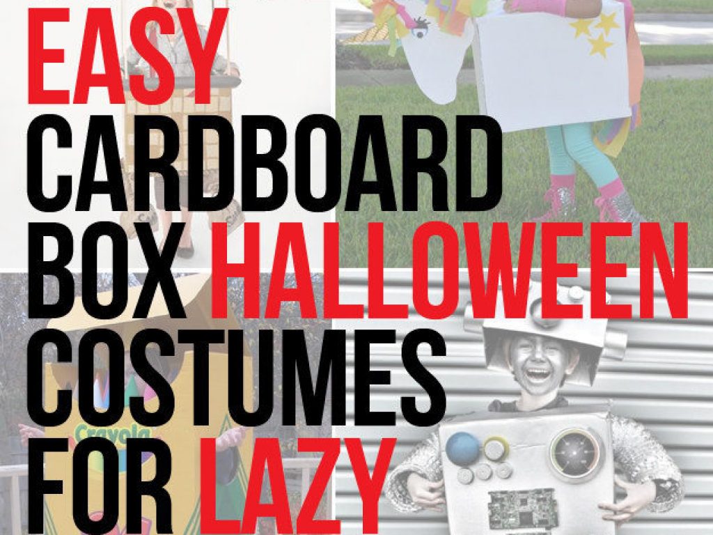 33 Super Easy Cardboard Box Halloween Costumes For Lazy People